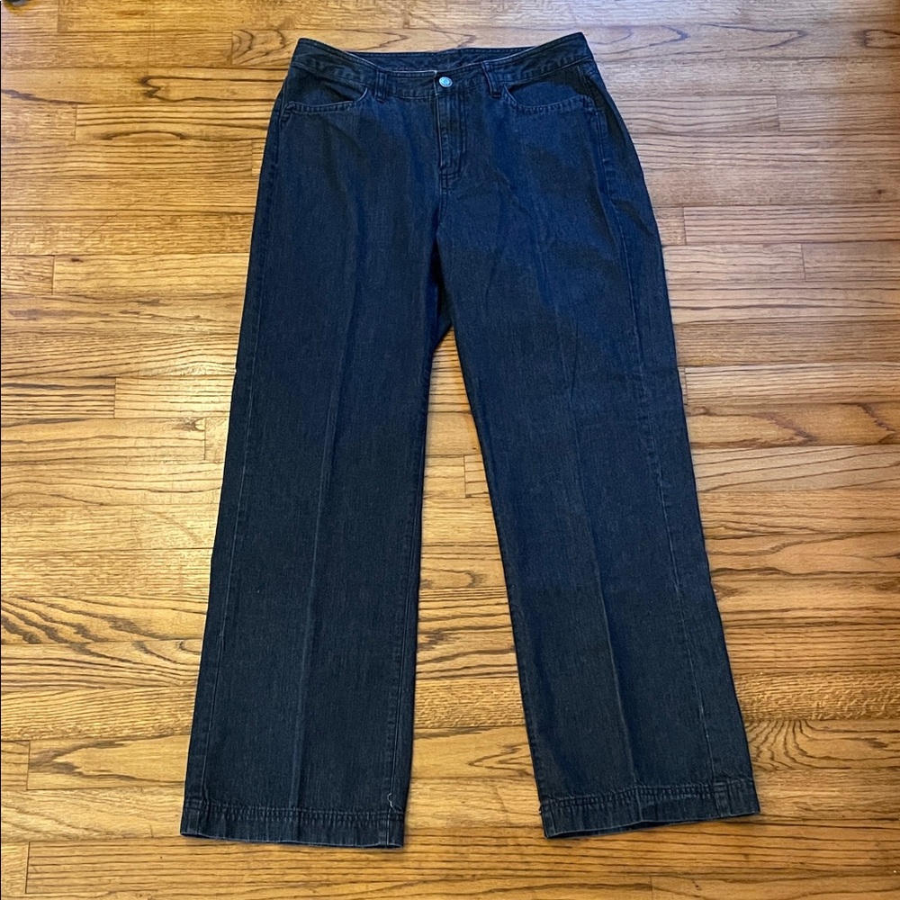 L.L. Bean Women's Dark Blue 100% Cotton Jeans Vintage Size 12/Tall